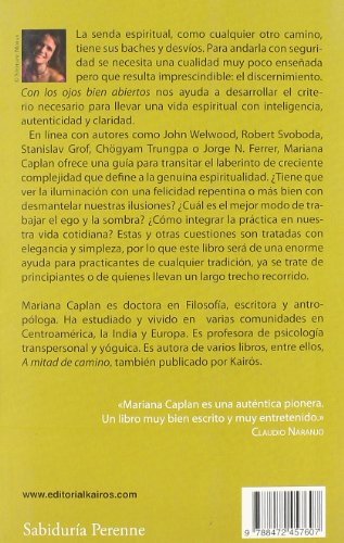 Con los ojos bien abiertos: La práctica del discernimiento en la senda espiritual (Sabiduría Perenne)