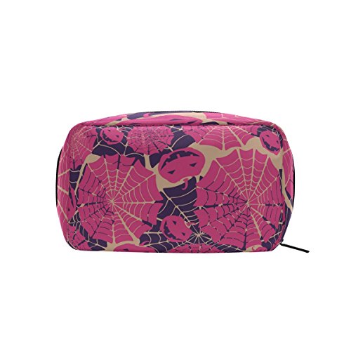 COOSUN Spider Webs bolsa de maquillaje embrague bolsa organizador de viaje bolsa de aseo para mujeres