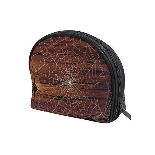 COOSUN Spider Webs Hallowmas - Bolsa de maquillaje para Halloween