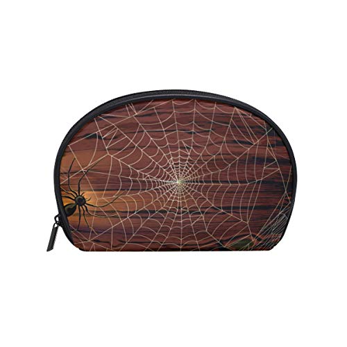 COOSUN Spider Webs Hallowmas - Bolsa de maquillaje para Halloween