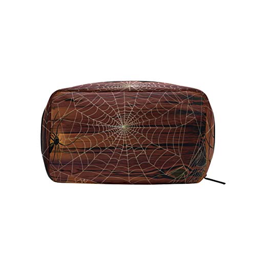 COOSUN Spider Webs Hallowmas - Bolsa de maquillaje para Halloween