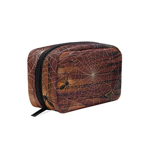 COOSUN Spider Webs Hallowmas - Bolsa de maquillaje para Halloween