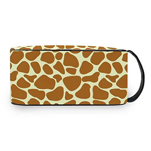 CPYang Neceser de Viaje con Estampado de Jirafa y Animales, Bolsa de Maquillaje portátil para Hombres y Mujeres