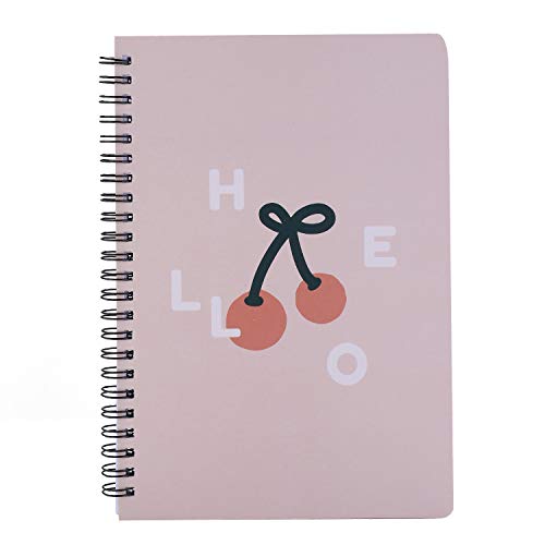 Cuaderno Espiral Rayado(A5) - Cubierta de Cartón Extraduro - Libretas Bonitas - Notebook Emotions - Planificador Perfecto para Viajar - Pack de 4 Unidades