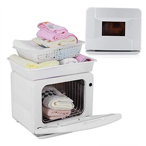 DC HOUSE Mini Calentador de Toallas Gabinete Toalla Caliente Calefacción Esterilizador de esterilización UV para Uso en el baño (130W, 8L)