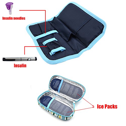 DCCN Nevera Insulina Bolsa Diabetico Bolsa Isotermica Insulina Bolsa diabético isotérmica para mantener insulina Portable Insulin Cooler Bag Bolsa de insulina bolsa de insulina bolsa de insulina