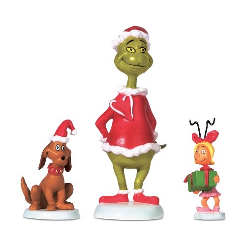 Department 56 Grinch Village MAX and Cindy-Lou Who - Figura Decorativa (2,75 cm)