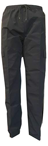 Desconocido Pantalones de Trabajo repelentes al Agua para combates de Carga y Trabajo, Varios Bolsillos, a Prueba de Agua Negro Azul Marino 41-44.5