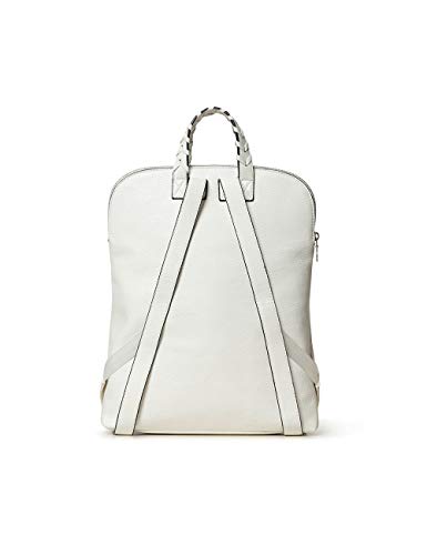 Desigual Back_azabache Nanaimo, Mochila para Mujer, Blanco (Blanco), 13 x 35.5 x 28 cm