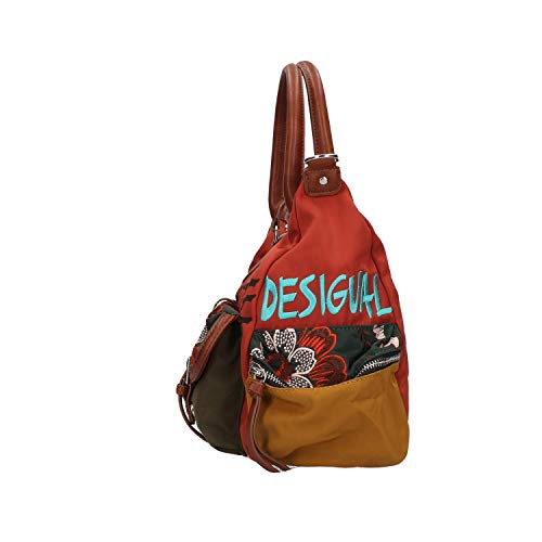 Desigual Bolso Rich Clementine London Talla: U Color: CUERO