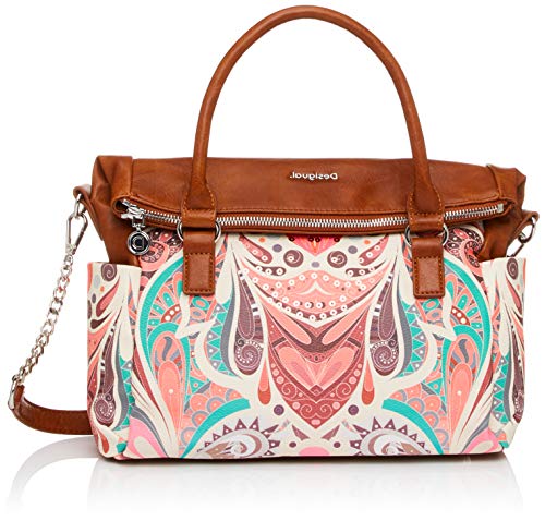 Desigual MULTIVERSE LOVERTY Bolso de mano femmes Marrón/Multicolor - única - Bolso