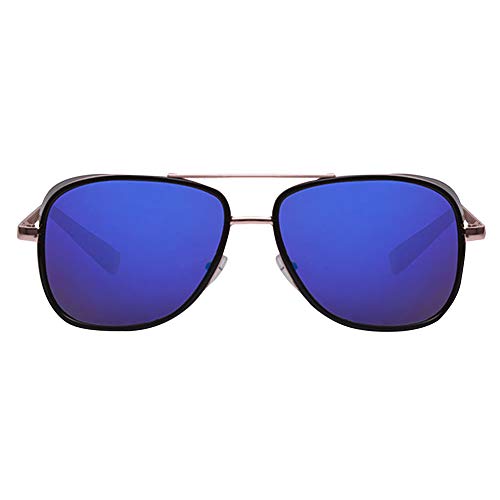 Deylaying Unisex Cuadrado Lentes de Sol UV Proteccion EyeGafas Doble Vigas Cuadrado Marco Moda de Colores Lentees Gafas