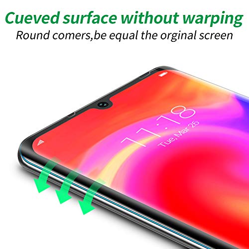 Deyooxi Protector de Pantalla para Huawei P30 Pro,3 Unidades Soft Alta Definición TPU Pantalla Protectora para Huawei P30 Pro,Compatible con Fundas,Anti-Huellas,Transparente