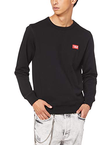 Diesel de los Hombres Sudadera Lounge Willy, Negro, L