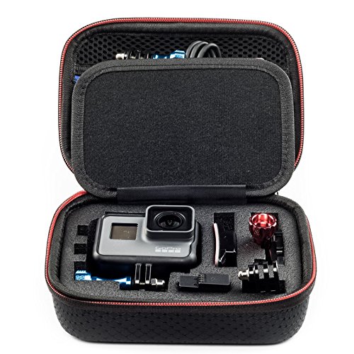 Digicharge® Estuche De Transporte para Cámaras Deportivas Gopro Garmin VIRB Apeman Sony Xiaomi Yi Camkong Motorola Victure Kitvision Akaso Nikon (17x13x7cm)