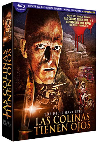 Digipack Las Colinas Tienen Ojos 3 Peliculas 3 Blu Rays con 8 Postales Edición Limitada y Numerada [Blu-ray]