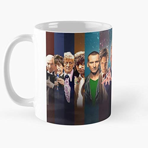 Doctor Jodie Who Doctors 13 Mcgann Paul Matt Smith 14 Whittaker Taza de café con Leche 11 oz