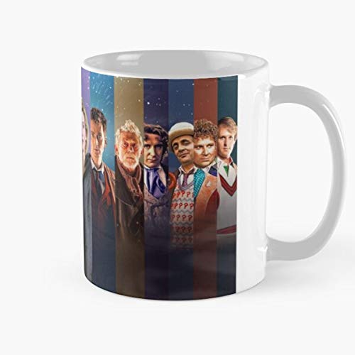 Doctor Jodie Who Doctors 13 Mcgann Paul Matt Smith 14 Whittaker Taza de café con Leche 11 oz