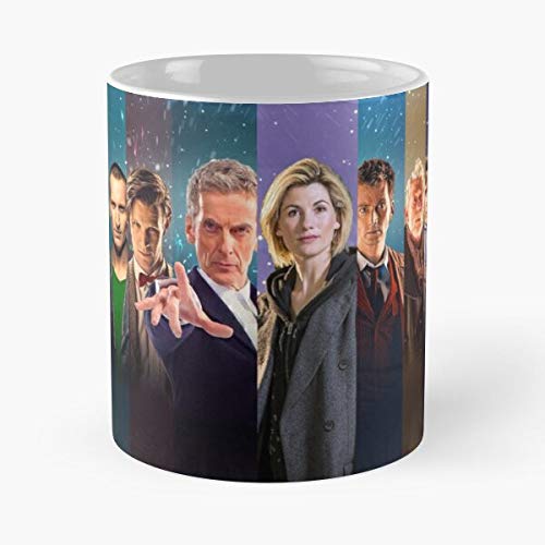 Doctor Jodie Who Doctors 13 Mcgann Paul Matt Smith 14 Whittaker Taza de café con Leche 11 oz