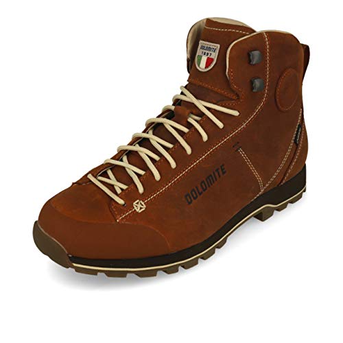 Dolomite, Bota Cinquantaquattro High FG GTX Unisex Adulto, Ochre Red, 39.33 EU