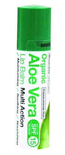 Dr Organic Aloe Vera Bálsamo de Labios, 5.7 ml