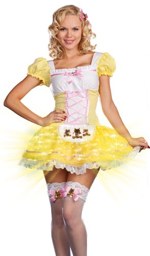 Dreamgirl lumineux Goldilocks Costume Déguisement Vichy - - XL