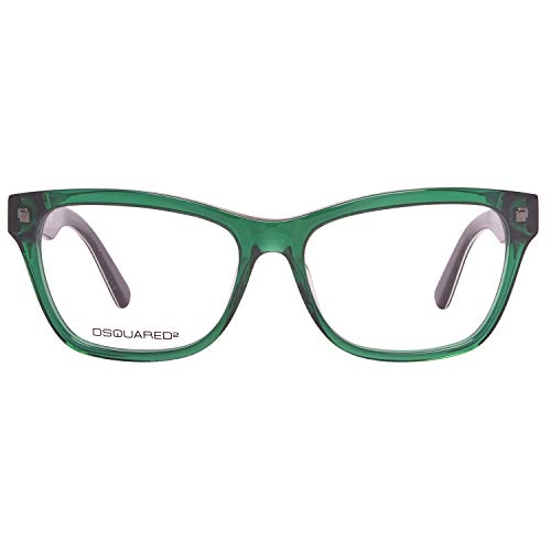 DSQUARED2 Brille DQ5138 096 53 Monturas de gafas, Verde (Grün), 53.0 para Mujer