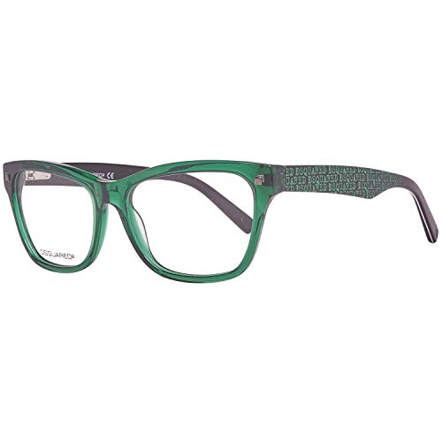 DSQUARED2 Brille DQ5138 096 53 Monturas de gafas, Verde (Grün), 53.0 para Mujer