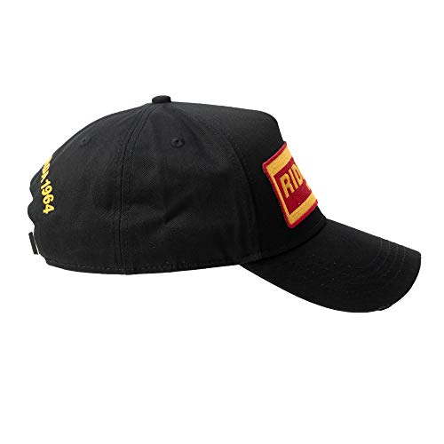 DSQUARED2 D2 Original Riders - Gorra de béisbol, color negro