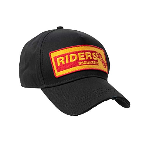 DSQUARED2 D2 Original Riders - Gorra de béisbol, color negro