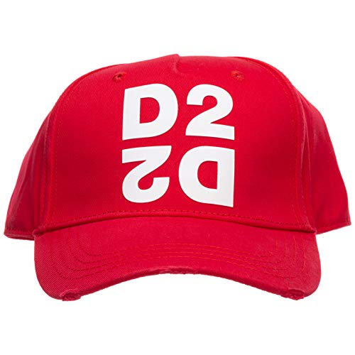 DSQUARED2 Gorra Mirrored, Rojo, Talla Única