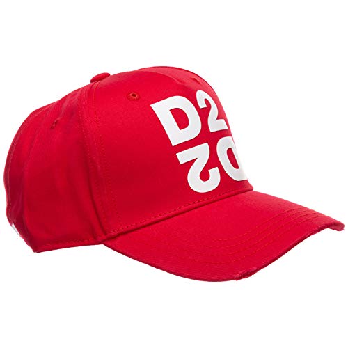 DSQUARED2 Gorra Mirrored, Rojo, Talla Única