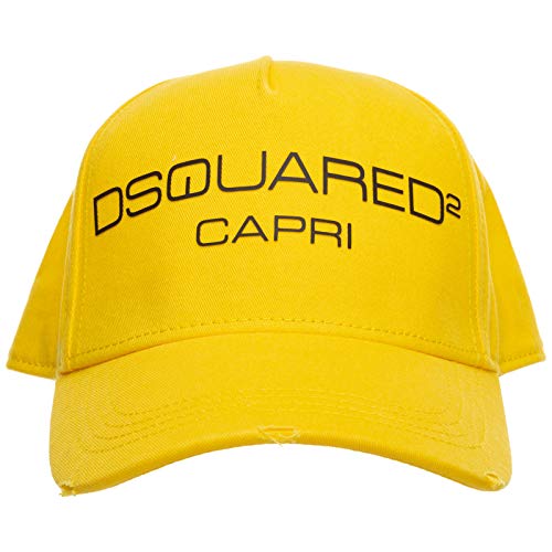 DSQUARED2 Hombre Capri Gorras Giallo