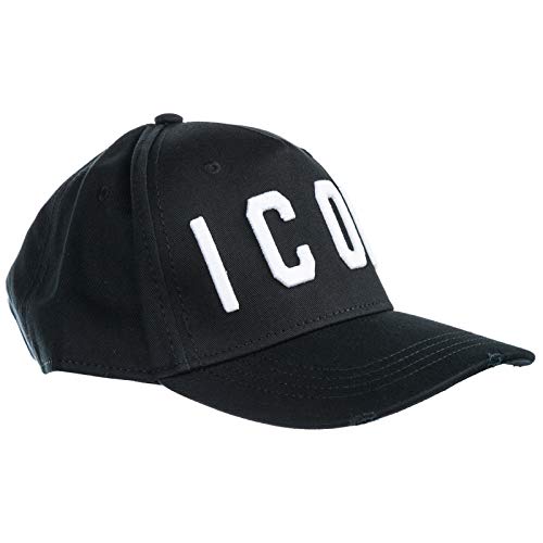 Dsquared2 Icon Gorra de Beisbol Hombre Nero - Bianco