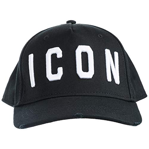 Dsquared2 Icon Gorra de Beisbol Hombre Nero - Bianco