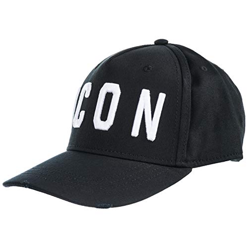 Dsquared2 Icon Gorra de Beisbol Hombre Nero - Bianco