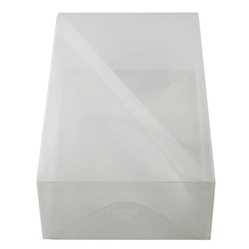 DynaSun 30x PP368TG Cajas de Almacenaje para Zapatos Apilable Plegable Contenedor Organizador Transparente para Hombres Damas y Señoras