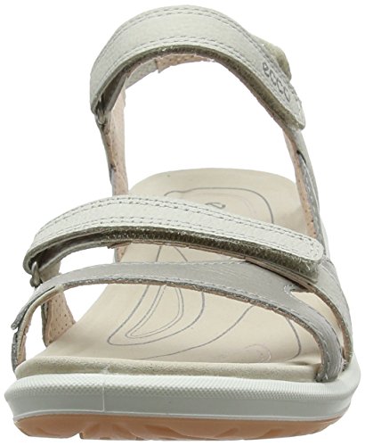 ECCO CRUISEII, Sandalias de Senderismo para Mujer, Plateado (Silver Grey/Gravel/Rose Dust 50862), 41 EU