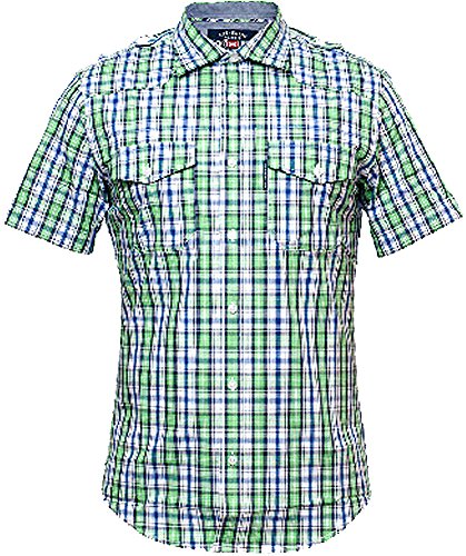 Ecko Unlimited Import SS Woven poison green Herren Hemd Mens Shirt