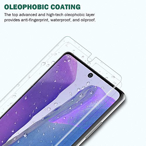 EGV [3 Pack Protector de Pantalla para Samsung Galaxy Note 20 [Protección máxima] [Pantalla de Alta definición] HD Film [Flexible] Película Protectora Pantalla