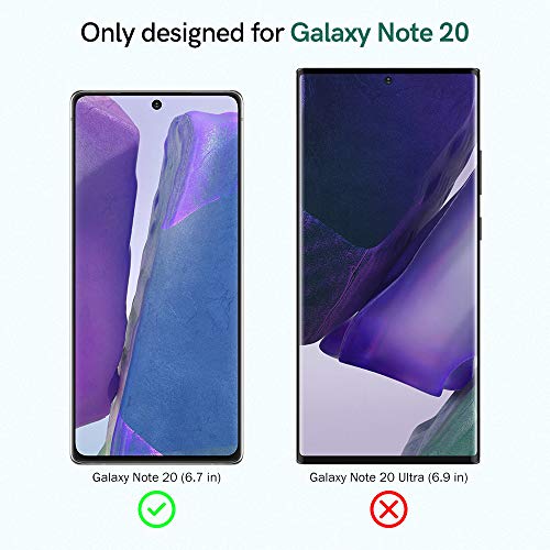 EGV [3 Pack Protector de Pantalla para Samsung Galaxy Note 20 [Protección máxima] [Pantalla de Alta definición] HD Film [Flexible] Película Protectora Pantalla