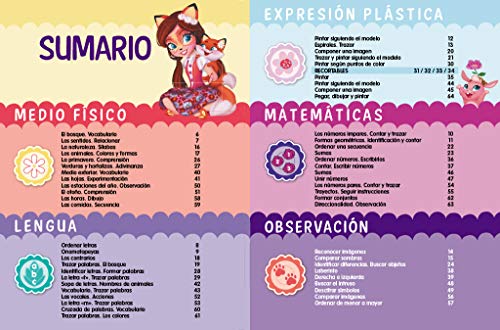 Enchantimals. Cuaderno de vacaciones - 5 años (Cuadernos de vacaciones de Enchantimals)