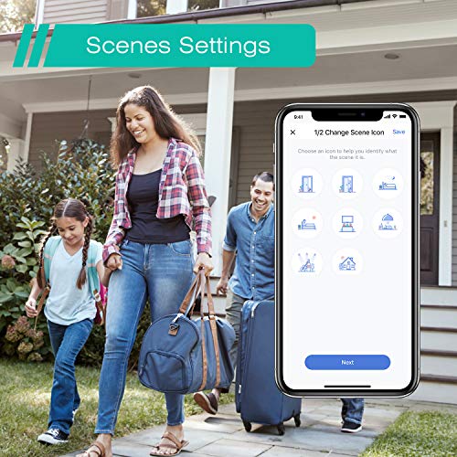 Enchufe Inteligente Wi-Fi Smart Plug 16A 3680W, Compatible con Apple HomeKit, Alexa Echo y Google Assistant. Control Remoto eHomeLife App.Paquete de 4.