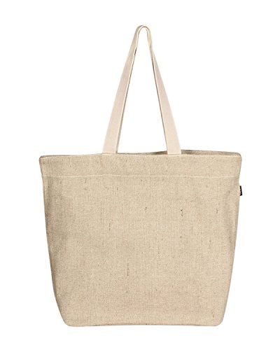 EONO Grande de la lona tote bag tela bolso de compras verduras reutilizables respetuosa del medio ambiente de ultramarinos de hombro de yute bolso de tela mujer- Llanura Natural | 0501