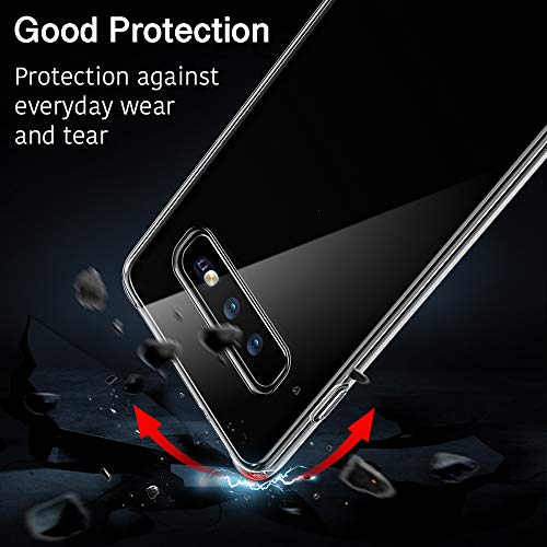 ESR Funda para Samsung Galaxy S10e,Funda Essential Zero de TPU Suave Transparente Delgada Compatible con Samsung Galaxy S10e, Funda Suave de Silicona Flexible - Jalea Transparente