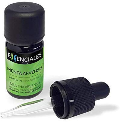 Essenciales - Aceite Esencial de Menta Arvensis/Menta Japonesa, 100% Puro, 10 ml | Aceite Esencial Mentha Arvensis 100% Puro