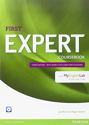 Expert First 3rd Edition Coursebook with Audio CD and MyEnglishLab Pack