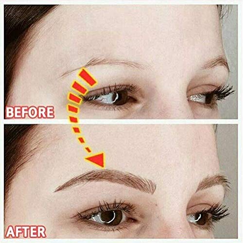 FFOMG 4D Hair-Like Authentic Eyebrows, Maquillaje para Cejas y Maquillaje, imitación Impecable, Tatuaje Natural Perezoso ecológico, Pegatinas de Cejas biónicas a Prueba de Agua (E12, Paquete de 2)