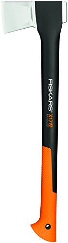 Fiskars Hacha M X17, Incluye protector para cuchilla, Longitud: 60 cm, Negro/Naranja, 1015641