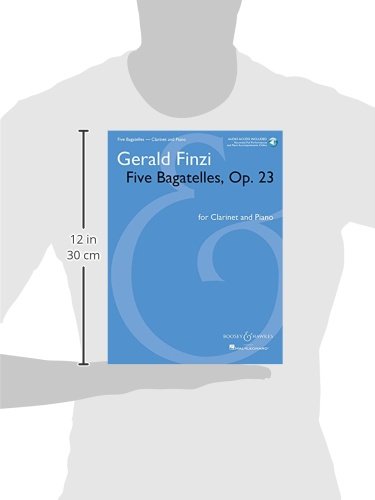 Five Bagatelles, Op. 23: Clarinet in B-Flat and Piano with Online Audio of Performance and